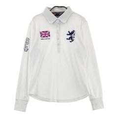 中古,美品】Admiral Golf 長袖ポロシャツ M ホワイト - メルカリ