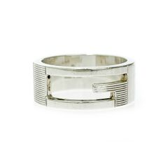 【中古】【箱付き】 GUCCI グッチ シルバー ブランデッドG リング 7.8g 925刻印 414122 リング・指輪