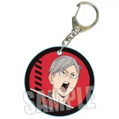 【中古】キーホルダー 灰羽リエーフ 「ハイキュー!! トレーディングやわらかクリアチャーム」