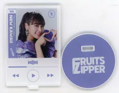 【中古】アクリルスタンド・アクリルパネル 仲川瑠夏 オリジナルアルバムジャケット風 再生画面アクリルスタンド 「FRUITS ZIPPER 1stアルバム『NEW KAWAII』発売記念ラッフルくじ」 C賞