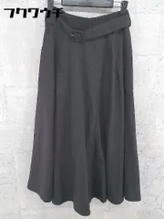 ◇ ◎ jouetie ジュエティ ウエストベルト ロング フレア スカート サイズM ブラック オレンジ レディース 【中古】 【1002801666910】