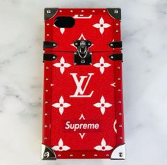 未使用に近い✨️ ルイヴィトン シュプリーム スマホケース モノグラム 箱付き ルイヴィトン シュプリーム コラボ iphone17/17pro携帯ケース