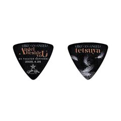 STELLA GEAR(ステラギア) / SG-P-LIVE 2025/4/26 Like-an-Angel 「LIVE 2025 Angel beside yoU」 tetsuya Pick ブラック ギターピック [数量限定]