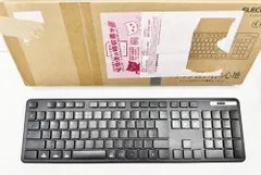 【HY】O【新古品】ELECOM エレコム フルキーボード Bluetooth5.0 薄型 ワイヤレスキーボード 日本語 軽量 小型 メンブレン式 抗菌 ブラック TK-FBM120KBK/EC[送料無料(一部地域を除く)]HY003