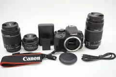【Canon EOS Kiss X7】ズームレンズ＋単焦点レンズセット キヤノン Canon EOS kiss X7 レンズセット デジタル 一眼レフ
