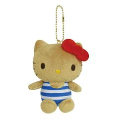 サンリオ ハローキティ 日焼けシリーズ  ボールチェーンマスコット マリン 平成レトロ