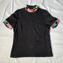 レオナール　Tシャツ　花柄　近年モデル　日本製　大きいサイズ　ブラック　XL レオナール Tシャツ 花柄 近年モデル 日本製 大きいサイズ