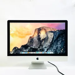 【中古】Apple アップル iMac A1419 モニター シルバー Apple iMac A1419【27インチワイド液晶・Core i5・8GB・Retina