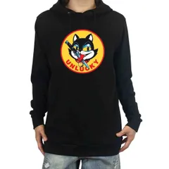 オリジナル パーカー Sパンク ロカビリー アート UNLUCKY CAT 猫 ねこ ベロ ナイフ ロゴ パーカー M L XL タイト ジャスト 大きい ビッグ オーバーサイズ メンズ レディース ユニセックス ピンククリーム