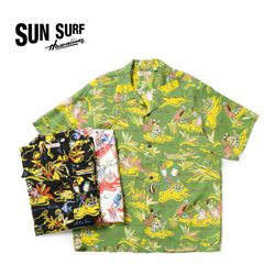 SUN SURF サンサーフ 半袖 アロハシャツ RAYON HAWAIIAN SHIRT “HAWAIIAN HULA” SS39411