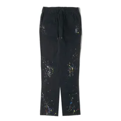 NUMBER (N)INE ナンバーナイン パンツ サイズ:3 08AW ポートランド期 ペンキ加工 ツイル イージーパンツ ブラック 黒 ボトムス ズボン【メンズ】のサムネイル