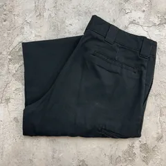Dickies　ディッキーズ　ワークパンツ　チノパン　Regular Straight　ボトムス　古着　ブラック　黒色　W38