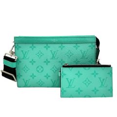 【LOUIS VUITTON/ルイ・ヴィトン】M30934 ガストン ウェアラブルウォレット ショルダーバッグ /タイガラマ マイアミグリーン レディース 【中古】【真子質店】【BL】
