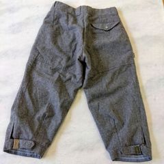 MUSSHU  ウール混ハーフパンツ 75×50 グレー 国産品 アウトドア 毛70%