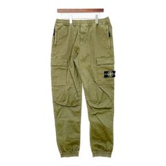 ストーンアイランド　カーゴパンツ　カーキ　W34 STONE ISLAND ストーンアイランド COTTON POPLIN STREACH CARGO