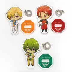 【中古】アクリルスタンド・アクリルパネル [単品] 集合 描き下ろしちびキャラ使用 アクリルスタンド3個セット 「Switchソフト アンジェリーク ルミナライズ GAMECITYセット」 同梱特典