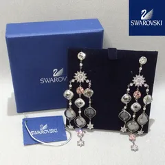 極美品★SWAROVSKI Scintillate スイング ピアス 1156336 クリスタル 星 シャンデリアタイプ シンティレット スワロフスキー★