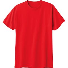 00085-CVT 5.6オンス ヘビーウェイトTシャツ/レッド/L/タグ外し加工済/プリントスター