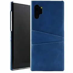 Galaxy Note10+ ケース SC-01M SCV45 ノート10プラス カード収納 レザー スマート ケース 【Color】 ブルー