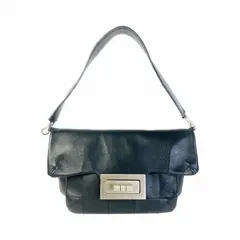 【最終処分SALE】CHANEL シャネル チョコバー  レザー ハンドバッグ ブラック A-3324