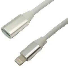 両差対応 最新iOSにも対応した iPhone14などのLightning端子 延長ケーブル 1m