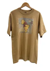 ヴィンテージ vintage 90s 90年代 PLAMT THE EARTH Disney Pooh プラント ジ アース ディズニー くまのプーさん Tシャツ ベージュ Lサイズ 101MT-4522