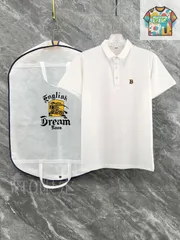 【今日WTO】BBR 25 春夏 ジャガード Collar Tee-IY11