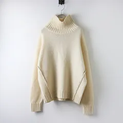 ニコアンド niko and 羊毛混 ビッグシルエット タートルネック ニットプルオーバー 3 ライトベージュ/セーター【2400014465075】