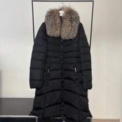 モンクレール★HIRONDELLE★最高級フォックスファー★ブラック★サイズ1★国内正規品