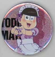 【中古】バッジ・ピンズ(キャラクター) トド松 「セガコラボカフェ おそ松さん ホログラム缶バッジ～文化祭ver.～」