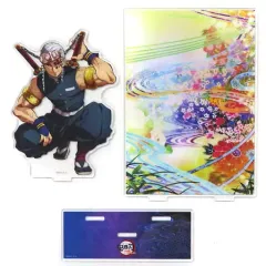 【中古】アクリルスタンド・アクリルパネル 宇髄天元 背景付きティザービジュアルアクリルスタンド 「ワールドツアー上映 鬼滅の刃 上弦集結、そして刀鍛冶の里へ」 劇場グッズ