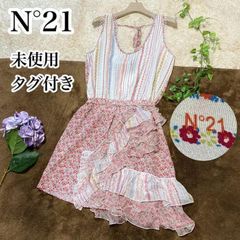 ヌメロヴェントゥーノ ノースリーブ レーススカート ワンピース 花柄