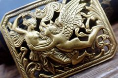 HNOC　VINTAGE　BROOCH　ART NOUVEAU
