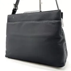 ✨良品✨ COACH コーチ ワンショルダーバッグ トートバッグ フラップ ロゴ型押し シルバー金具 大容量 キャンバス レザー  レディース ブラック 黒色