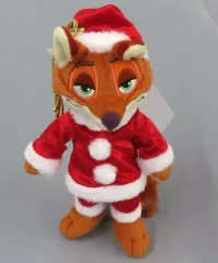 【中古】ぬいぐるみマスコット ニック・ワイルド(クリスマス) プラッシュキーチェーン 「ズートピア」 ディズニーストア限定