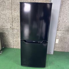山善 YAMAZEN ヤマゼン 冷蔵庫 YFR-D111 2ドア 106L 冷蔵73L/冷凍33L ブラック 黒 2024年製