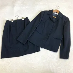 ✨美品✨ICB　オンワード樫山　パンツスーツ　セットアップ　ネイビー　XLサイズ 美品】ICBネイビー セットアップ iCB ネイビー パンツスーツ