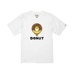 ぴり×どーなつ（えいご）半袖Ｔシャツ（白）