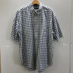 NAUTICA/ノーティカ 半袖 シャツ BD ボタンダウンシャツ オーバーサイズ 胸ポケット ワンポイントロゴ カンボジア製 メンズ XL ブルー/ライトグリーン