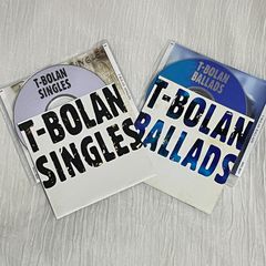 T-BOLAN｜ベスト＆バラード・ベスト 中古CD2点セット ♪（ソフトケース入り）｜「SINGLES（シングルス）」「BALLADS（バラッズ）」