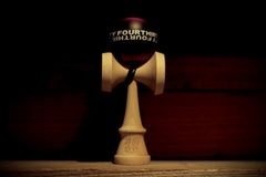 FTY KENDAMA FADE LOGO 24SHAPE BLK-PINK(WHT-LOGO) けん玉