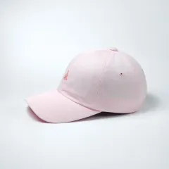 BEAN POLE(ビーンポール) レディースフィット ピンク ヴィンテージ ボールキャップ 帽子