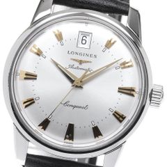 ロンジン LONGINES L1.611.4 コンクエスト ヘリテージ デイト 自動巻き メンズ良品_835152