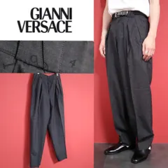 80s GIANNI VERSACE 3タックパンツ イタリア製 DM670 80s GIANNI VERSACE 3タックパンツ イタリア製 DM670 80s GIANNI