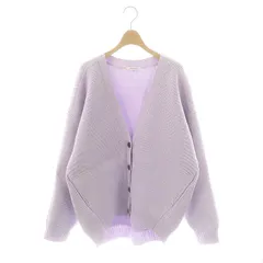 未使用CADUNE カデュネ　36 ふわふわカーディガン　vネック カデュネ ふわふわVカーディガン 36 未使用CADUNE カデュネ 36