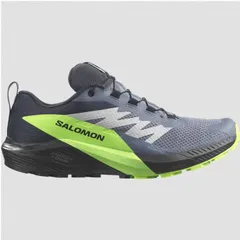 サロモン センス ライド 5 GTX(GORE-TEX) 27.5cm Fストーン×ブラック #L47312800 SENSE RIDE 5 GTX FLINT STONE/BLACK/GREEN GECKO SALOMON 新品 未使用のサムネイル