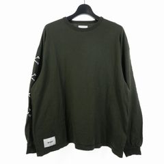 WTAPS 222ATDT-CSM12 ロングスリーブTシャツ 03 オリーブ ダブルタップス WTAPS Tシャツ 長袖 ロングスリーブT コットン