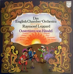 独LP English Chamber Orchestra, Ray Ouverturen von Handel 6599053 Philips /00260