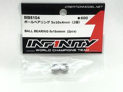 INFINITY　BB5104　ボールベアリング 5×10×4mm（2個）　★M