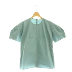 ジルサンダー JIL SANDER コットンハーフスリーブプルオーバーブラウス 半袖 32 XS 緑 グリーン /KO ■OSのサムネイル